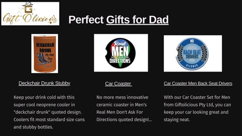 Perfect Gifts for Dad Online - Giftolicious Pty Ltd