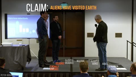 US Government Possesses ALIEN Craft | Spectrum Street Epistemology At The Premier Skeptic Conference