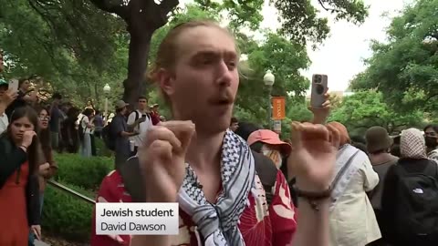 Gaza protests: On the frontline of US campus chaos