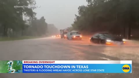 Extreme Weather Alert: Tornadoes and Flash Flooding in Texas