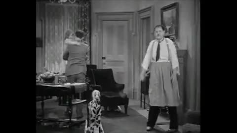 The bed-time story scene from Laurel & Hardy's 'Pack up your Troubles'