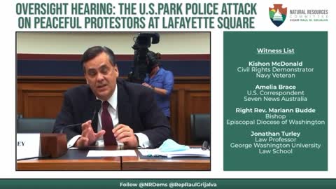 TURLEY’s FULL 6/29/20 TESTIMONY: RULES for POLICE USE OF FORCE to CLEAR A PROTEST.