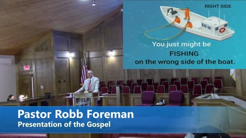 Pastor Robb Foreman // FISHING on the wrong side of the Boat