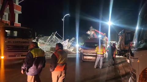 51 workers trapped as building collapses in George