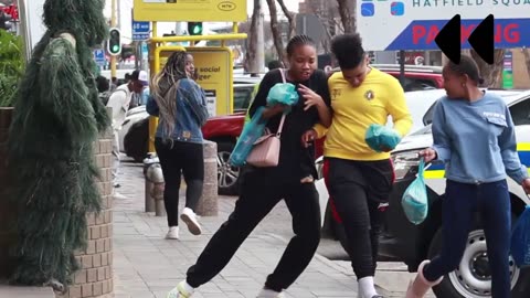 BUSHMAN PRANK IN SOUTH AFRICA _ HILARIOUS REACTIONS