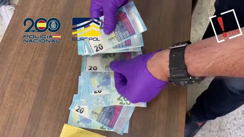 12 detenidos que distribuían billetes falsos a través de redes sociales