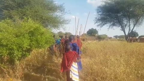 Maasai during Stephen Letto's Public wedding
