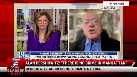 Alan Dershowitz: "There Is No Crime In Manhattan"