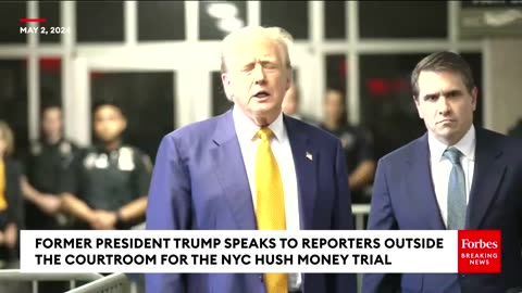BREAKING: Trump Blasts Judge After Leaving Court In NYC Hush Money Trial