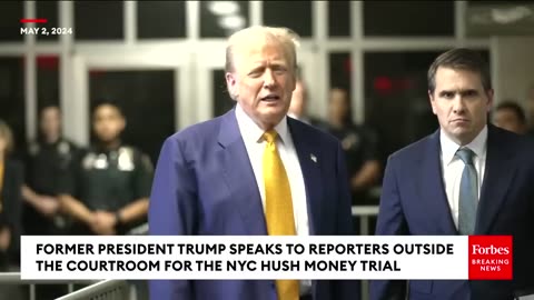 BREAKING NEWS: Trump Blasts Judge After Leaving Court In NYC Hush Money Trial