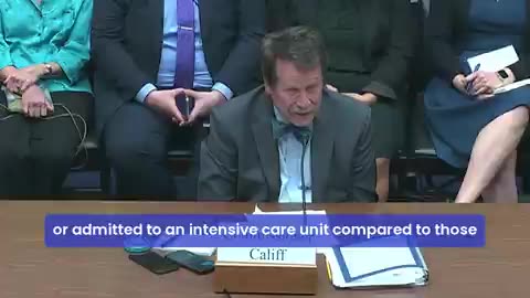 USA : DA Commissioner Robert Califf On Vaccination!