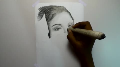Rihanna Best Look Pencil Drawing