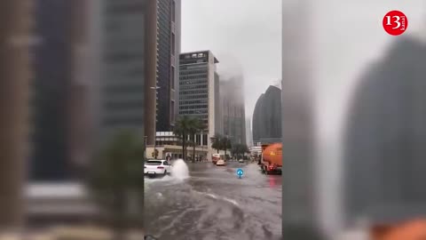 Heavy floods sweep across UAE