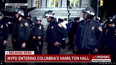 Phần lớn trong số 300 người biểu tình bị bắt tại Đại học Columbia đêm qua không phải là sinh viên
