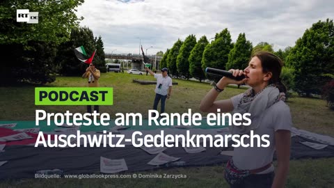 Proteste am Rande eines Auschwitz-Gedenkmarschs: Der Genozid von gestern trifft auf den von heute