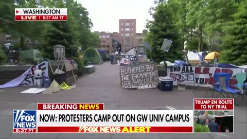 TERRIBLE: George Washington University Gets Vandalized By Anti-Israel Protestors