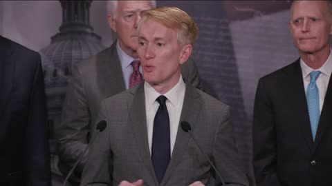 Lankford Joins Press Conference to Talk about Antisemitism on College Campuses