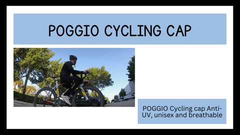 Benefits of Poggio Cycling Cap: Poggio