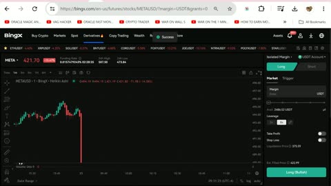 How To Double Your Crypto Overnight Meta Short 125% Push Button Money