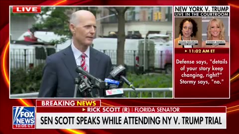 Sen. Scott talks how the lead prosecutor & the judge in Trump's trial are connected to the Democrats