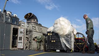 New images show US military recovery efforts of Chinese spy balloon off coast of South Carolina