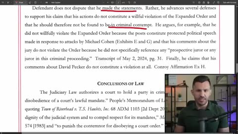 Robert Gouveia Esq. - Trump THREATENED AGAIN with INCARCERATION by Democrat Judge