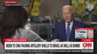 Biden tells CNN that he will not only continue to pause shipments of bombs to Israel,
