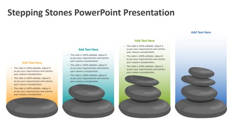 Stepping Stones PowerPoint Presentation