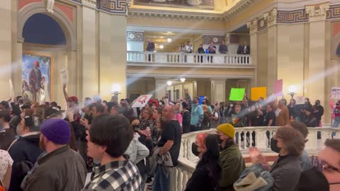 INSURRECTION? Angry Mob of Trans Activists Storm Oklahoma Capitol