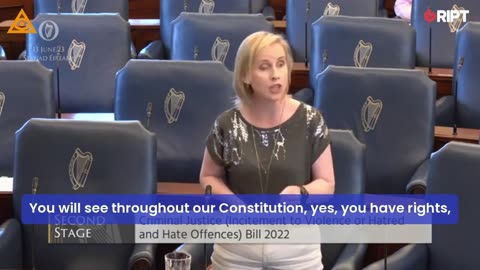 Irish Senator Pauline O'Reilly: We are restricting Freedom for the Common Good.