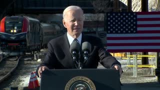 Biden Lies (Again) and Stumbles Through Amtrack Speech