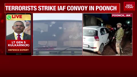 Terrorist Open Fire On Indian Air Convoy