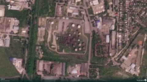 🔥👀 Satellite images have appeared of an oil depot attacked by ATACMS