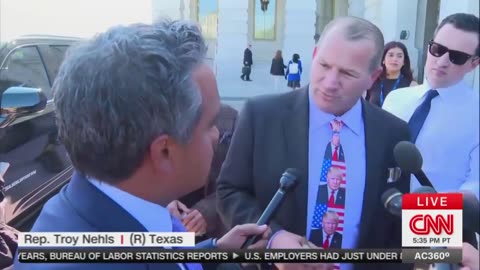 Got to love Rep. Troy Nehls and where can I get myself one of those Trump ties?