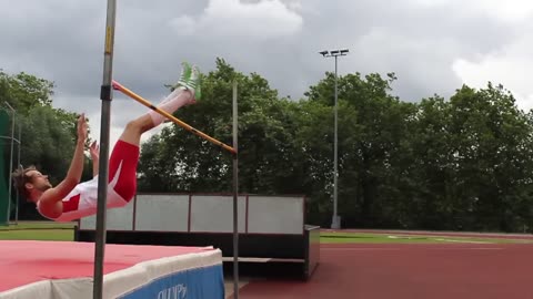 In high jump, your centre of mass goes under the bar