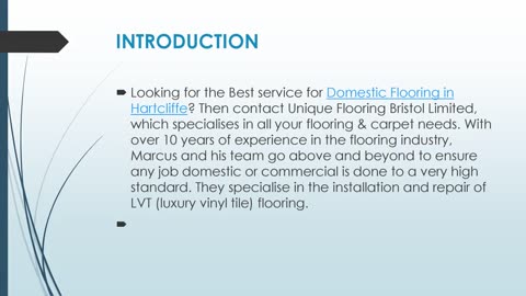 Get The Best Domestic Flooring in Hartcliffe.