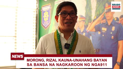 Kauna-unahang 911 next gen emergency system, ibinandera sa Morong, Rizal