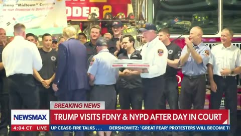 🚨MAGA! Watch Donald Trump Surprise NY Firefighters With Special Pizza Delivery!
