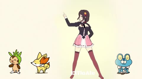 Yunyun Konosuba Pokémon dancing POKÉDANCE #mmd #Yunyun #Konosuba