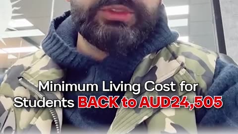 Minimum Living Cost for Students BACK to AUD24,505!