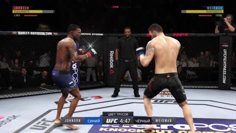 PS4 bot Michael Jonson vs user Chris Weidman