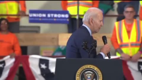 This clip is of Joe Biden revealing the behavior of a sad man with full-blown dementia.