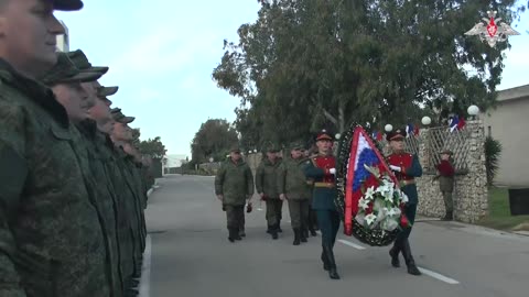 🎖 Servicemen of Russian Group of Forces in Syria honour Hero of Russia Roman Filipov
