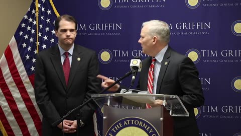 Arkansas Attorney General Tim Griffin announces lawsuit against ATF, Biden administration