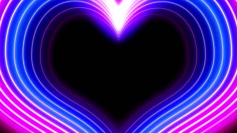 652. 4K Colorful Neon Heart I Lovlet
