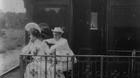 A Romance Of The Rail (1903 Original Black & White Film)