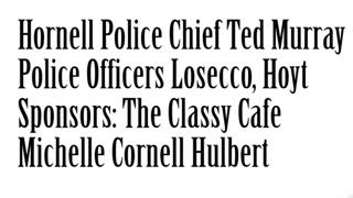 Newsmaker, April 25, 2024, Hornell Police Chief Murray, Officers Losecco, Hoyt