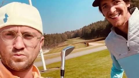 Harry Potter star Tom Felton passes out at golf tournament!
