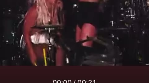 Puke artist Millie Brown vomits on Lady Gaga onstage