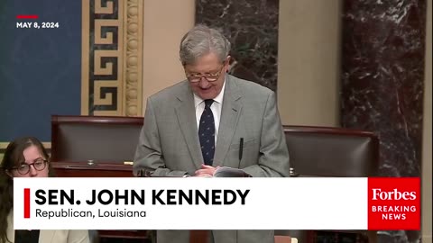 BREAKING NEWS John Kennedy Gives Furious Speech Against Including Trans Athletes In Women's Sports